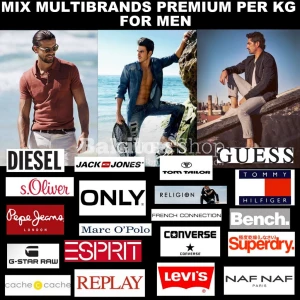 w] zalando.com | peek-cloppenburg.com | vangraaf.com – MEN E-Commerce Mix Multibrand + Premium | 100% NOWY (1 Gatunek / Kat. A) – 27 kg 