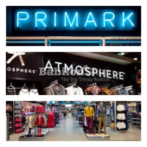 ex PRIMARK - outlet mix - 1+2 Gatunek ( zwroty klienckie ) - 125 kg